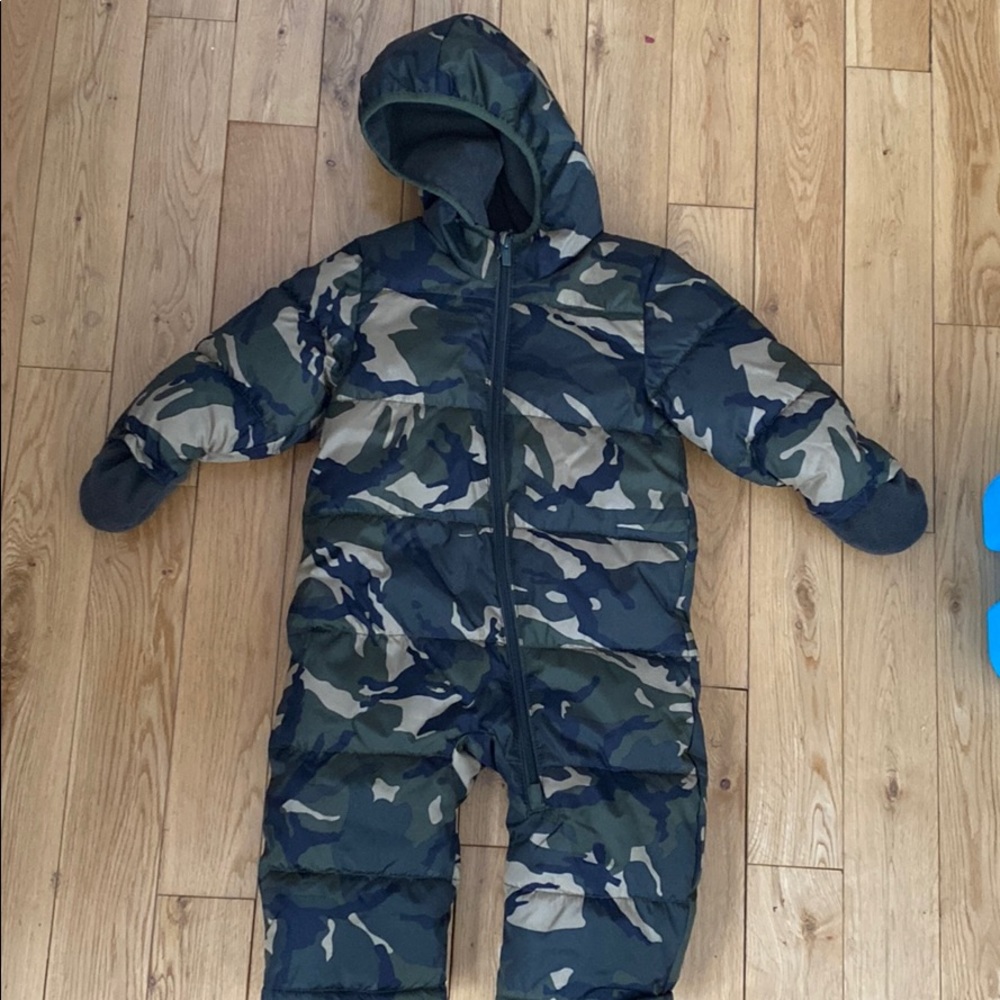Camo Toddler Snow Suit/ One piece 18-24 months